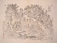 江之島金亀山三宮細見之図(幕末期)